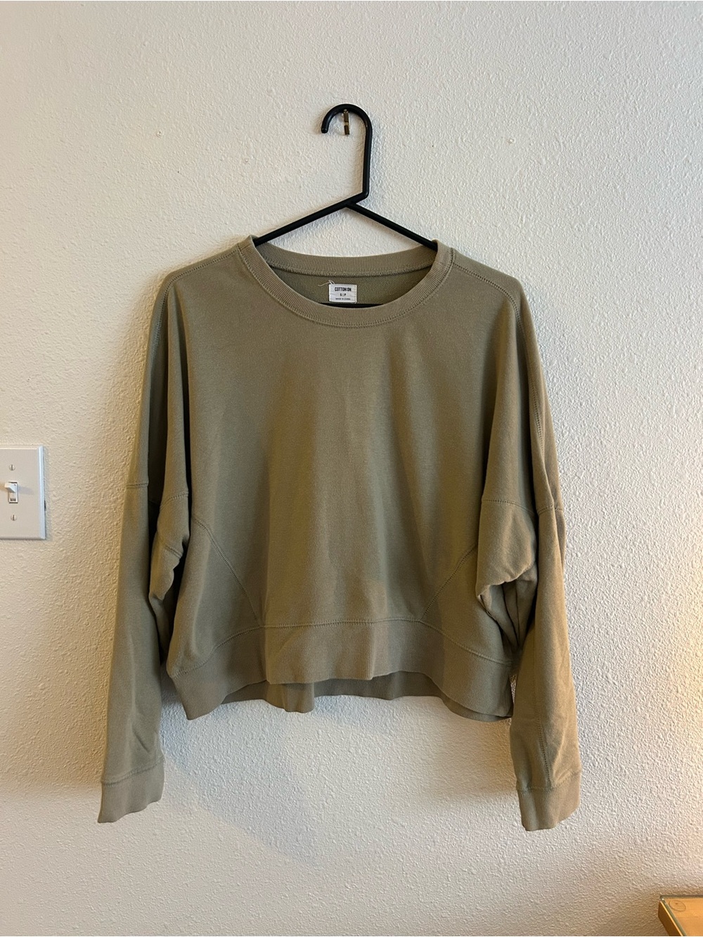 Cotton On Olive Crewneck Sweatshirt